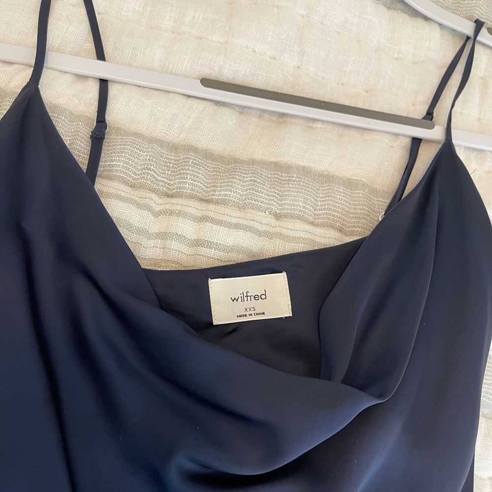 WILFRED ONLY RUCHED SLIP DRESS - Picture 4 of 4